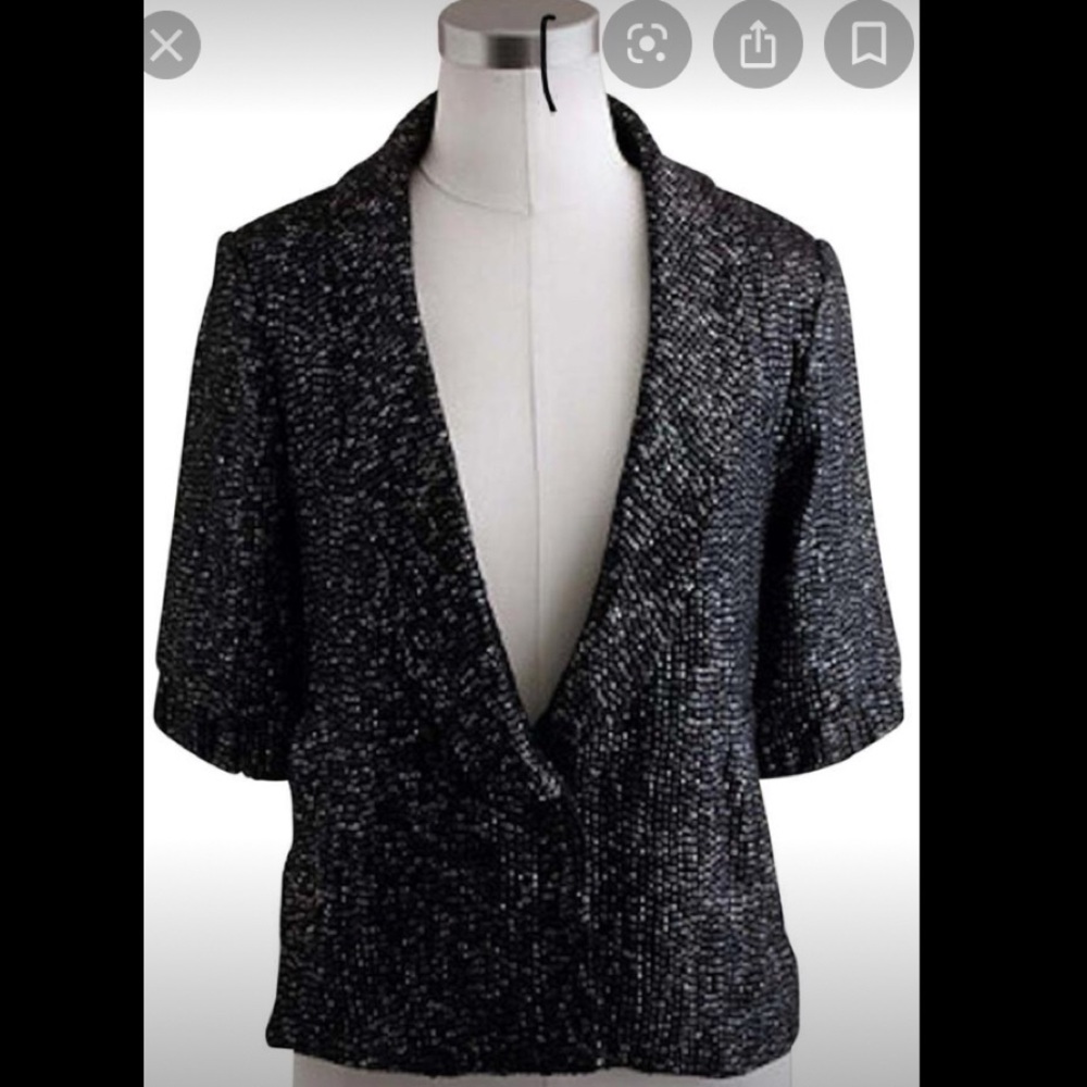 j crew  moonbeem sequin blazer